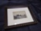 Tiny Framed Picture. Possibly Etching. Probably Antique