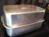 Vintage COMET, The Popular Aluminium Lidded Rectangular Pan