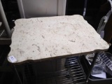 Vintage W.Z. Brand, Embellished Edge Marble? Slab, Made In Italy