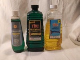 (2) Tiki torch fuel (1) Full Bottle of paraffin candle lamp liquid