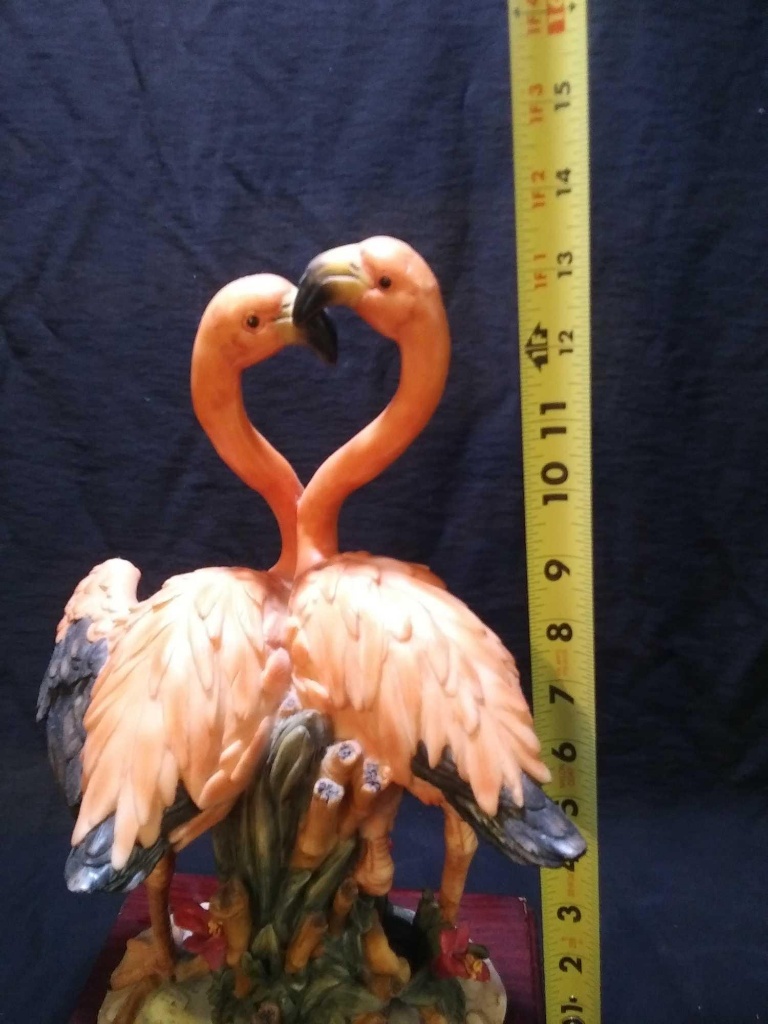 Montefiori Collection Pair Of Flamingos Large Figurine - Italy | Art,  Antiques & Collectibles Collectibles | Online Auctions | Proxibid