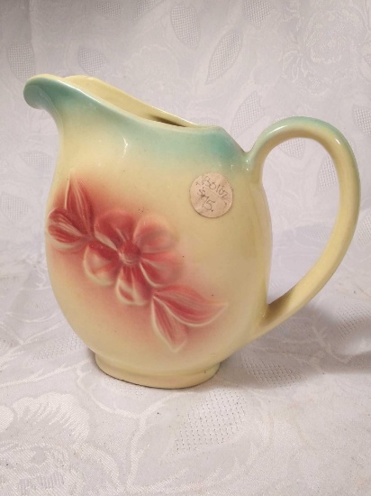 Cute Hull Pitcher, Canary Yellow with Pink and Blue Touches