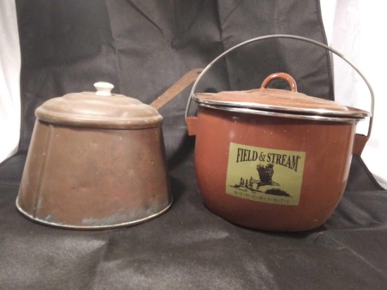 Pair of Good Ole' Pots Including Field and Stream