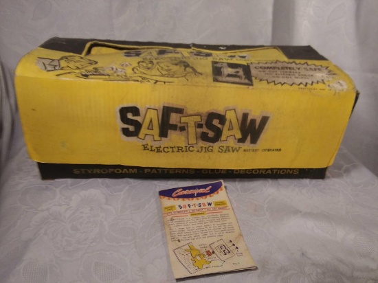 SAF-T-SAW Carnival Toy, In Box with Original Directions
