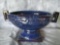 Very Large Blue Pottery Double-handled Cup