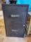 Small Black 2 Drawer Filing Cabinet with Contents