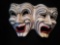 Comedy/Tragedy Mardi Gras Style Mask, Italy
