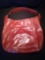 Nice Large Red Leather Handbag by Satchel Company, made in Savannah Georgia