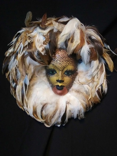 Custom Handmade Mask, Lion Quality