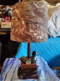 Mossy Oak Duck Accent Dark Woodtone Lamp