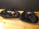 Pair of Small Harley-Davidson zipper bags