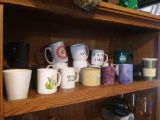 Lots of coffee mugs! For lots of coffee