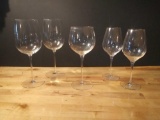William Sonoma and Inalto Crystal Wine Glasses
