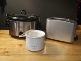 Crock Pot, Little Dipper Crock Pot, Breville Toaster