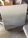 Folding card table and 4 chairs