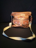 Awesome brown leather satchel Style handbag by Giani Bernini