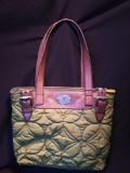Vintage Style Key-Per FOSSIL Green Handbag