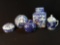 East Asian Blue and White Style Porcelain/ Ceramic