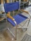 Vintage Blue Canvas Fold-up Canvas Camping Chair