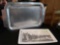 Pair of Nautical Trays (1) Aluminum (1) Corning Ware