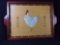 Warren Kimble Sakura Rooster Country Quartet Wood Wooden Serving Tray