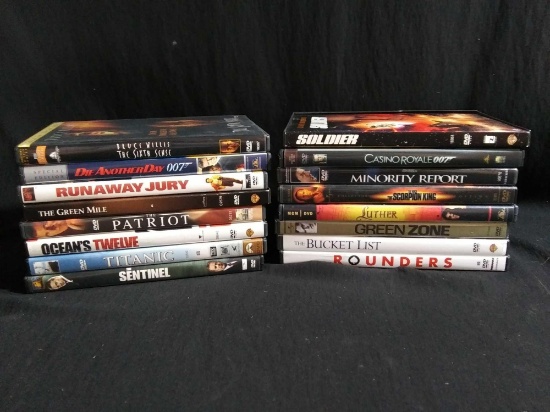 (16) Action and Adventure DVD Movie Classics