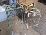 Pair of Metal Plant Stands