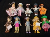 Madame Alexander Dolls, Miniatures McDonalds Toys Complete 10 Set