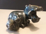 Very Heavy Stone Hippo Sculpture