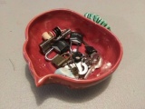 Cute Little Bowl Full of Locks and Keys