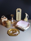 Cute Lot of Delicate Stye Decor and Pottery