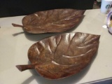 Large Metal Decor Leaves
