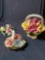 Ceramic Floral Baskets some Capodimonte
