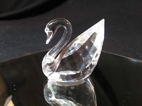 Sparkling Swarovski Swan Figurine