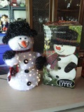 Kirkland's Holiday Lights Fiber Optic Snowman