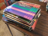 Large Stack of 33 Vinyl Albums, Disco, Country, More 70's Music