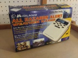 Midland all hazards alert weather radio, In Box