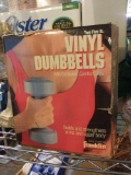 (2) Vinyl DumbBells with Contoured Comfort Grips By Franklin