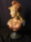 Hand Painted Ceramic Athena Bust