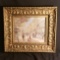 Vintage framed Victorian scene decor picture