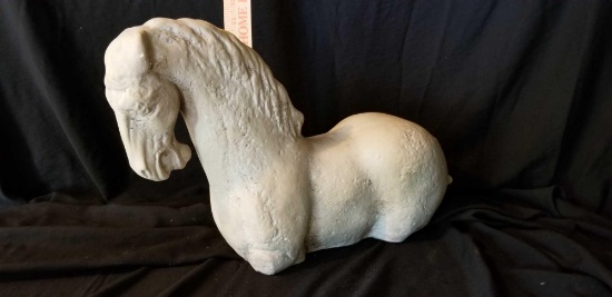 Cool garden horse, ceramic