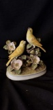 Beautiful ceramic group of canaries by Andrea