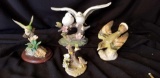 (3) bird grouping including vintage Japan ceramic