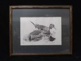 1987 Jim Robbie Signed and Numbered (5/100) Framed and Matted Print