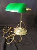 Vintage style emerald green desk lamp