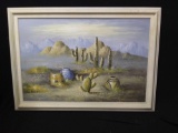 Very Bright Southwestern Style Oil Painting