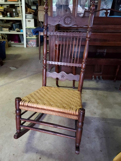 Victorian spindle back Low seat rocker, simply gorgeous!