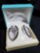 New Merch- Silver- plated Bangle earrings, in box