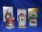 (3) Hallmark Keepsake ornaments IN BOX: candlelight services, Ireland, Christmas window