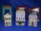 (3) Hallmark Keepsake ornaments In box, post office, Tenenbaums, Cafe